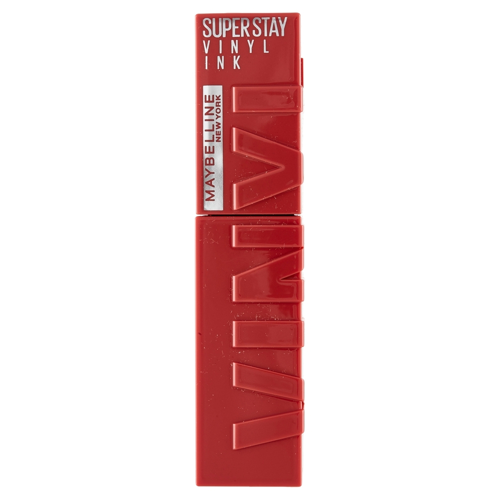 Maybelline New York Rossetto a Lunga Tenuta Effetto Vinilico Superstay Vinyl Ink 100 Charmed